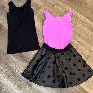 Two tanks, and a skirt